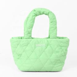 CHANGRONG Custom fashion ladies small puffer purse handbag Lightweight