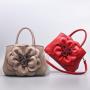 2024 Newest wholesale Pu leather shoulder bags large capacity ladies flower fashion trends crossbody bags women handbags