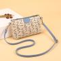 2024 Fashion Simple Hand Bag for Women Small Square Foreign Style with Single Strap Wholesale Printing Joker Shoulder Bag