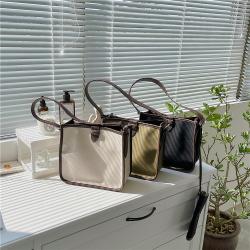 Wholesale Korean Fashion Casual Women Handbags Simple Shoulder Bag Women Mini Canvas Tote Bag Women Canvas Bag