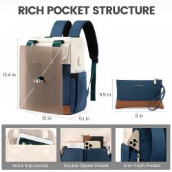 Fashion 2pc/set wholesale Student Daypack Waterproof Mochila Office Travel School Bags Smart USB Laptop Backpack Bag for women