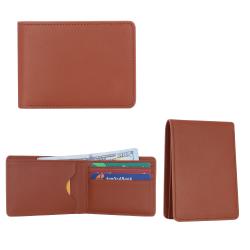Slim Leather Wallet For Men Front Pocket Wallet Id Window Card Case With Rfid Blocking