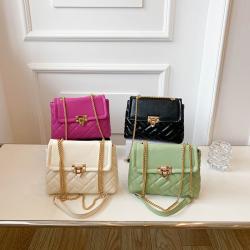 Simple Diamond Lattice Women Fashion Handbags Chain Small Square Bolsas Para Mujer Fashion Designer Women Bags Wholesale