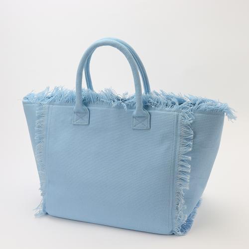 Keymay RTS Multi Colors Canvas Tasseled Messenger Bag DIY Monogram bags Outdoor Beach Fashion Luxury Tote Women Handbags Ladies