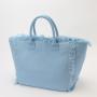 Keymay RTS Multi Colors Canvas Tasseled Messenger Bag DIY Monogram bags Outdoor Beach Fashion Luxury Tote Women Handbags Ladies