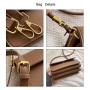 High quality  2024 New women's retro crossbody bag Single shoulder small square bag