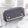 Durable Large Capacity Zip Pen Pencil Pouch School Office Supplies Organizer Pencil Bag