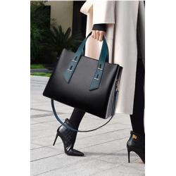 New Trendy PU Leather Women's Crossbody Handbag Fashionable Large Capacity Ladies Purses Zipper Closure Two Portable Handles