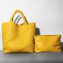 Top Quality Original Luxury Textured Female Ladies Handmade Handbag Large Capacity Famous Women Woven Style Bucket Tote Bags