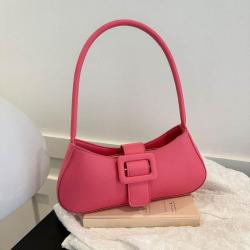 KBW742 Woman New Ins Underarm Bag PU Daily Life Simple And Stylish Girl Mini Handbag Zipper Versatile One Shoulder Women's Bag