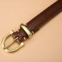 High Quality Genuine Leather Belts Pin Buckle Women Leather Belt Business Waist Belt For Women