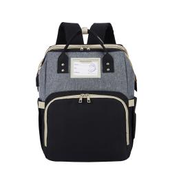 Custom private label diaper bags backpack dad mummy baby diaper bags with bassinet