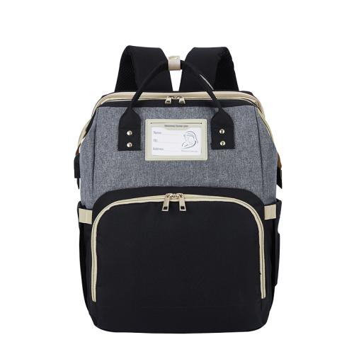 Custom private label diaper bags backpack dad mummy baby diaper bags with bassinet