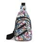 Chest Pack Belt Bag Crossbody Waist Bag Mobile Phone Wallet Storage Fashion Leaf Leopard Print Shoulder Chest Bag For Women