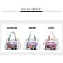 ZR923 Summer Swimming Bag Transparent PVC Handbag Waterproof Fitness Storage Bag Sports Crossbody Beach Bag Wholesale