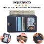 KBW666 Toughergun Women Rfid Blocking Small Compact Bifold Luxury Genuine Leather Pocket Wallet Ladies Mini Purse with ID Window
