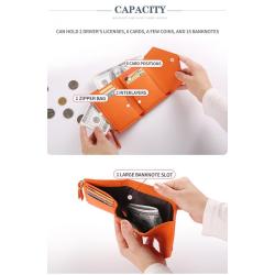 ZF340 Women Short Wallet Women Purse Top layer cowhide Zipper Hasp Coin Purse Designer Wallet Card Holder Folding Card Bag