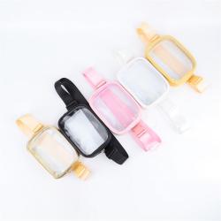 Keymay 5 Colors Women Fashion Custom Fanny pack Chest Bag Leather Clear Square Belt Bag Pvc Waterproof Waist Bag