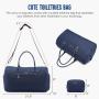 2022 LOVEVOOK Carry on Overnight luggage Bag with Shoe wet pocket Luxury  travel luggage bags for women gym weekender duffel bag