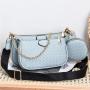 KBW518  Braided PU Leather Three In One Women Bag New Cross Bag High Quality Fashion Ladies Shoulder Handbag