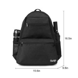 Sucipi Professional Tennis Backpack for Men and Women Racket Bags Holds 2 Rackets with Ventilated Shoe Compartment Tennis Bag
