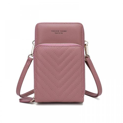 Fashion Messenger Wallet Purse Mini PU Leather Blocking Crossbody Smell Cell Shoulder Phone Bag For Women