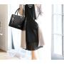 ZR721 Woman Bag Handbag Lady PU Fashion Female Zipper Portable Big Shoulder Bag Girl Versatile Crossbody Tote Bag Shopping Party