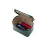 Waterproof Leather Makeup Pouch Portable Cosmetic Bag Small Makeup Bag