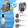 Large Capacity Leakproof 30-Can Insulated Thermal Bag Soft Cooler for Beverage Lunch Travel - Unisex Cooler Backpack