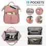 2023 LOVEVOOK 2pcs Custom Extra Large 15.6 17 Inch Elegant ladies Travel Daily life College Laptop Backpack for Women