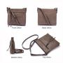 Realer Wholesale PU leather hobo tote bag sets lady shoulder crossbody bag Pocketbook large capacity women purses and handbags