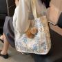 High School Class Large Capacity Tote Bag Female Fashion Shopping Bag Instagram Shoulder Tote Bag