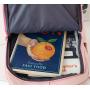 ZR834 New Fashion Girls Schoolbag Nylon Waterproof Backpack Custom Logo High Quality Schoolbag Travel Student Zipper Laptop Bag