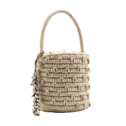 New Shell Grass Woven Bag Women's Bag Summer Beach Bags Handwoven Handbags For Ladies