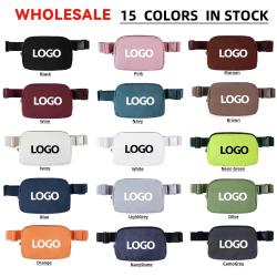 custom designer waterproof fanny pack crossbody chest waist bag for women everywhere belt bag with metal logo