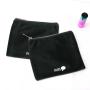 Custom Logo Printed Velvet Zipper Coin Money Storage Bag Luxury Velvet Lipstick Makeup Cosmetic Pouch