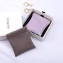 Custom Emboss Leather Flap Earphone Watch Jewelry Packaging Bag Closing Magnet Necklace Bracelet Storage Leather Pouch