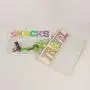 Keymay Hot Sale RTS Stock DIY Chenille Glitter Letter Patches Washbag Cosmetics Bag Vinyl Cosmetic Bags flat makeup bag