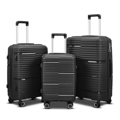 Wholesale PP 14-28inch Unisex Luggage Travel Bags Cosmetic Case Suitcase Spinner Wheels Women Mens Trolley Bag Luggage Sets