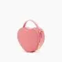 Unique Heart Shape Handbags For Women Custom Logo Saffiano Leather Pattern Purse Womens Crossbody Bags Cute Ladies Hand Bags