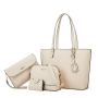 2024 New Trendy Women's Bag Retro Socialite Single Shoulder Handbag Large Capacity Fashion Diagonal Four Piece Set Tote Bags