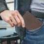 Custom Genuine Leather Slim Card Case Personalised Wallet Rfid Blocking Bank Visa Card Holder PU Leather Credit Card Case