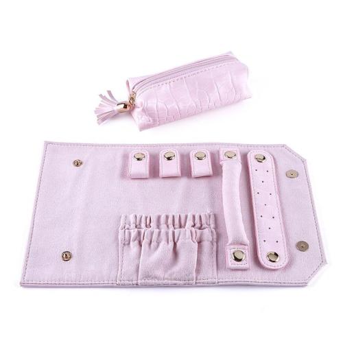 COM024 New Design Travel Cosmetic Bag Ladies Multifunctional Portable Jewellery Box Clutch Storage Box Jewelry Custom Logo