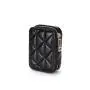 2024 Custom Embroidery Leather Coin Purse Wallet For Women Mirror Lipstick Bag