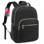 Custom 17.3 Inch Laptop Travel Laptop Backpack Quilted Work Bookbag Lightweight College Business DayBack