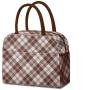 Gelory Reusable Leakproof Thermal Bento Lunch Box Storage Bag Tote Insulated Cooler Lunch Bag For Camping