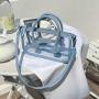 2024 Wholesale Cheap Custom Logo Fashion Pvc Transparent Women's Jelly Beach Shoulder Bags Handbags Purses