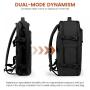 LOVEVOOK Travel Backpack Women TSA Personal Item Overnight Bag fits 17.3" Laptop Carry On Backpack for Weekender Business Hiking