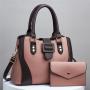 2024 Wholesale Big Capacity Transparent Handbags Bags Set High Quality PU Leather Ladies Fashion Women's Tote Bags