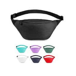 Gelory Fanny Pack Waterproof Chest Handbag Hip Purse Outdoor Hiking Biking Running Canvas Waist Bag with Adjustable Strap